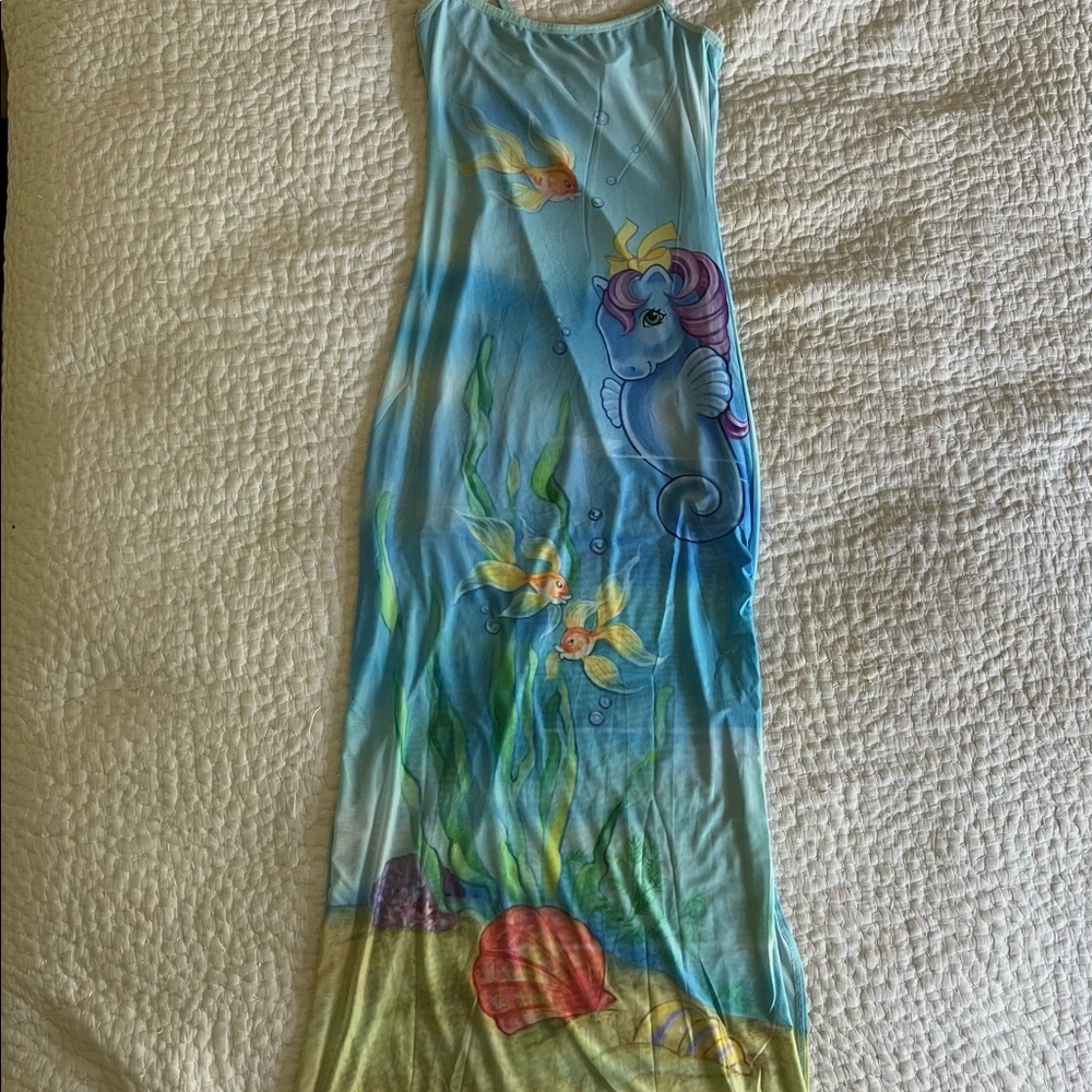 blue my little pony sea horse dress 💧🐬